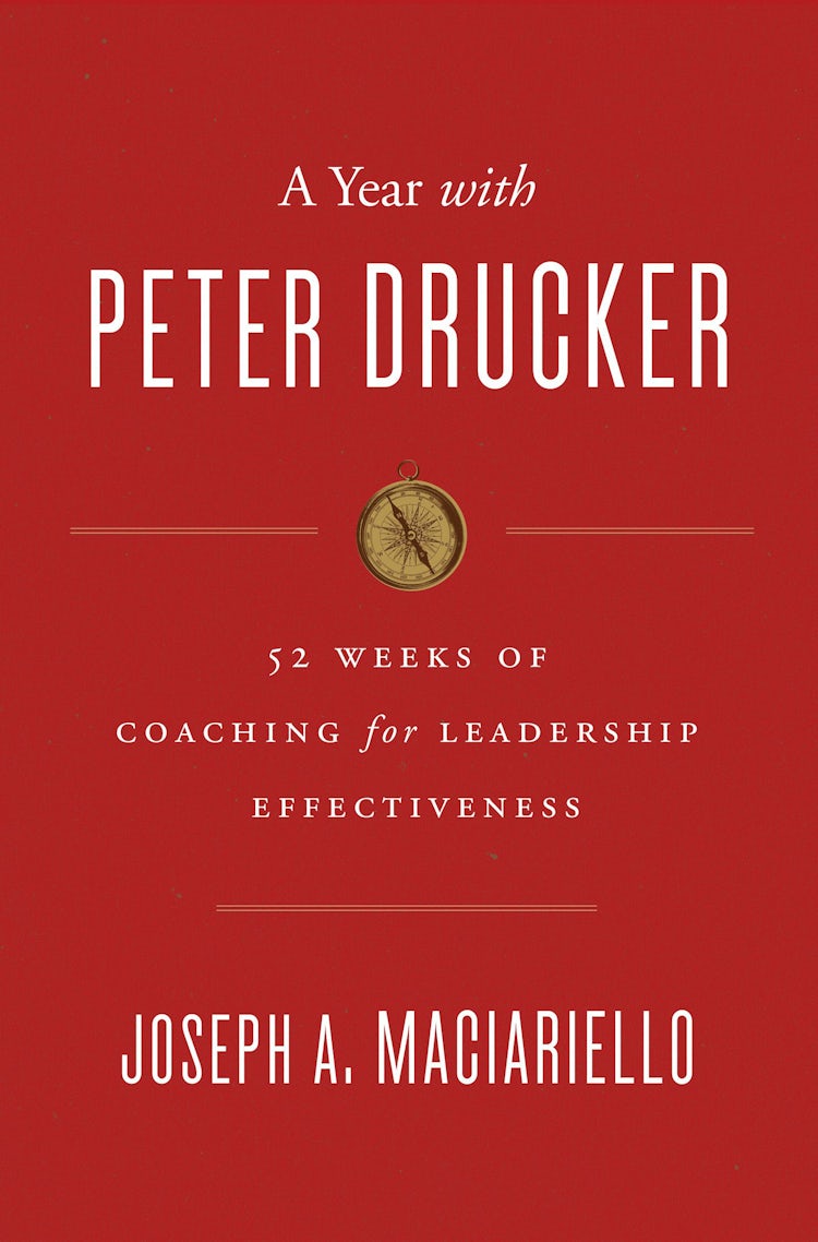 Cover image for A Year with Peter Drucker, isbn: 9780062315694