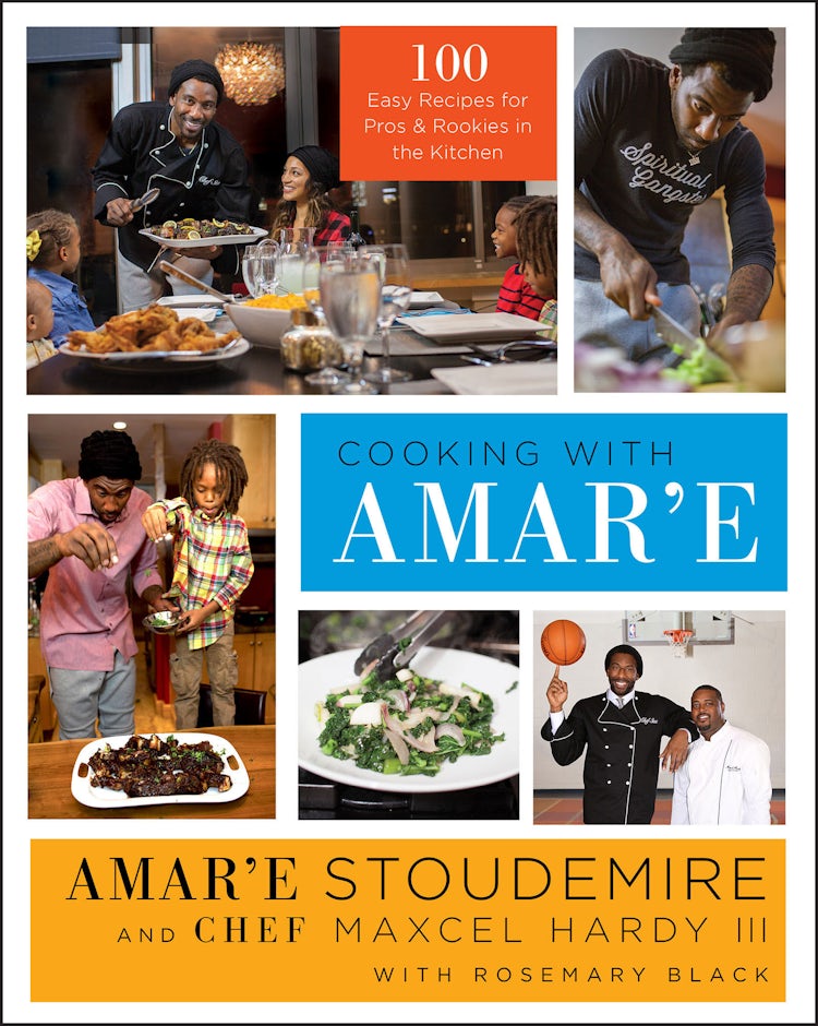 Cover image for Cooking with Amar'e, isbn: 9780062325198