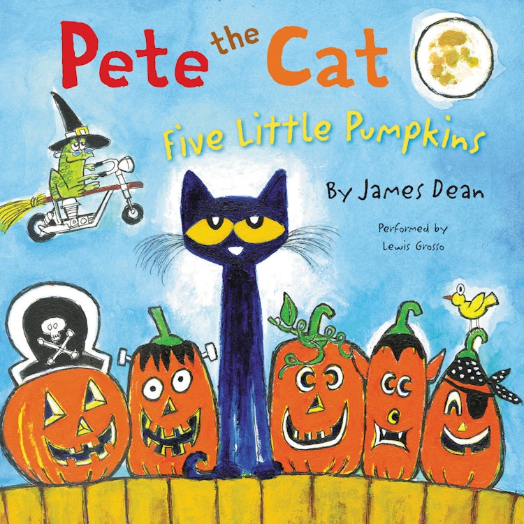 Cover image for Pete the Cat: Five Little Pumpkins, isbn: 9780062365873