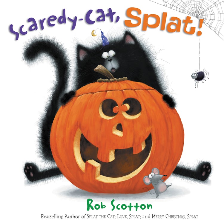 Cover image for Scaredy-cat, Splat!, isbn: 9780062368973