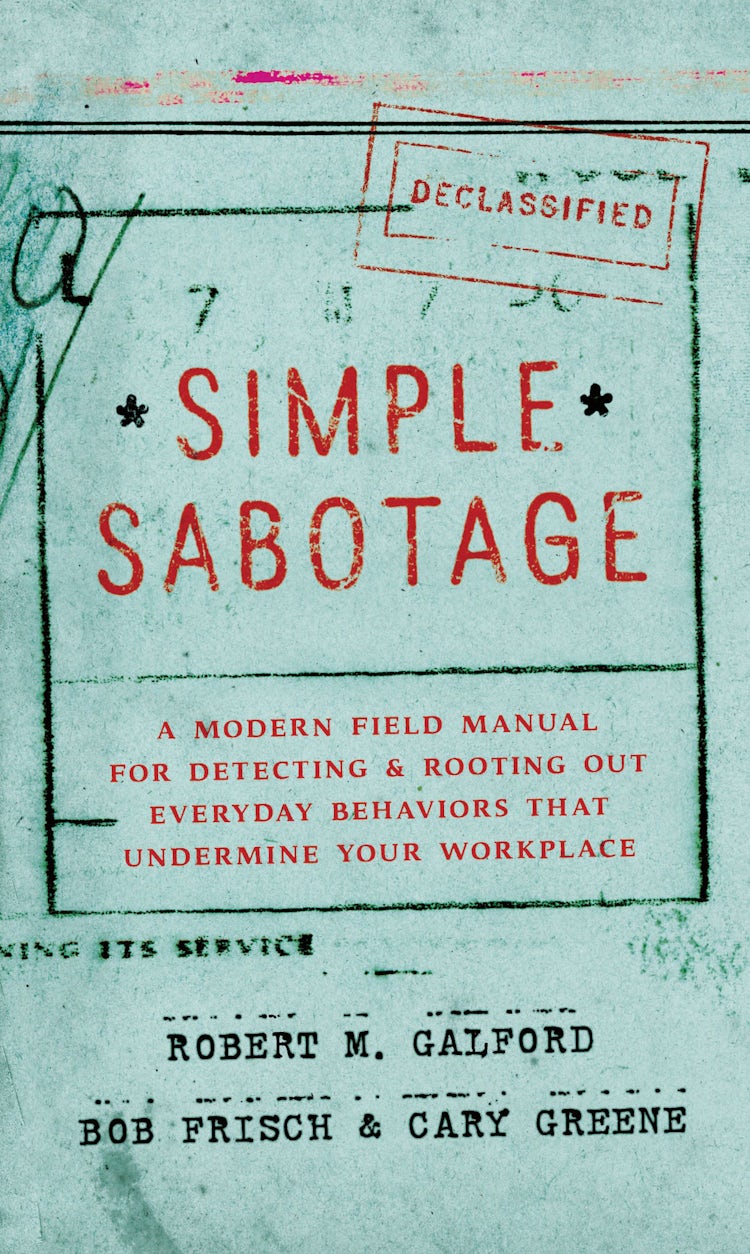 Cover image for Simple Sabotage, isbn: 9780062371614