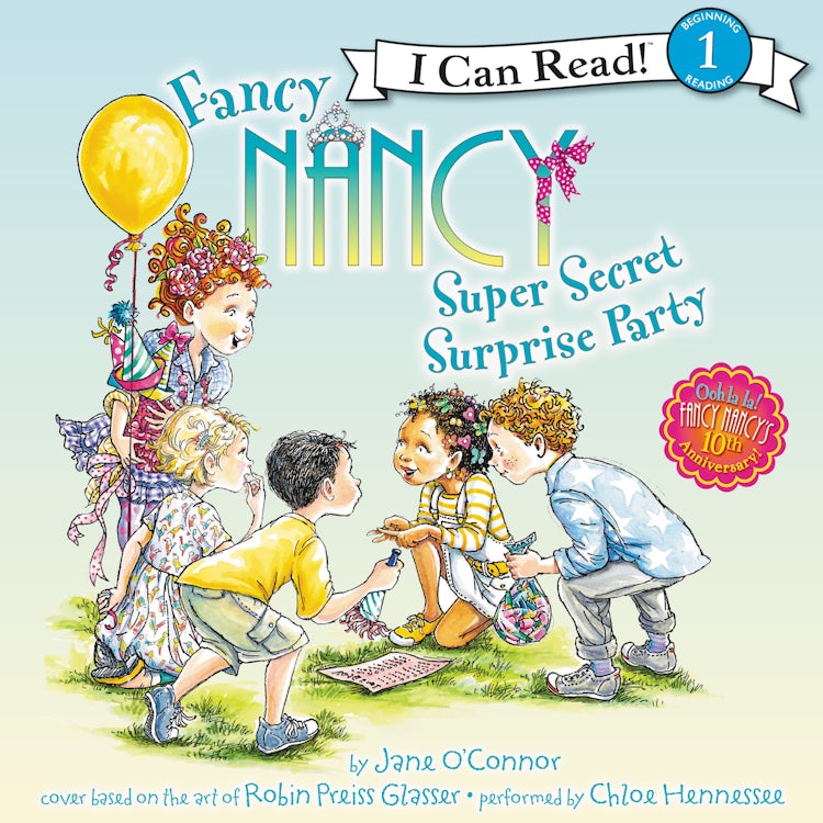Cover image for Fancy Nancy: Super Secret Surprise Party, isbn: 9780062397980