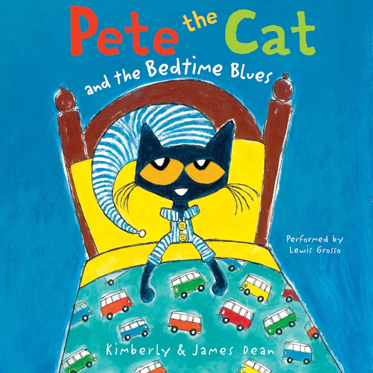 Cover image for Pete the Cat and the Bedtime Blues, isbn: 9780062398222