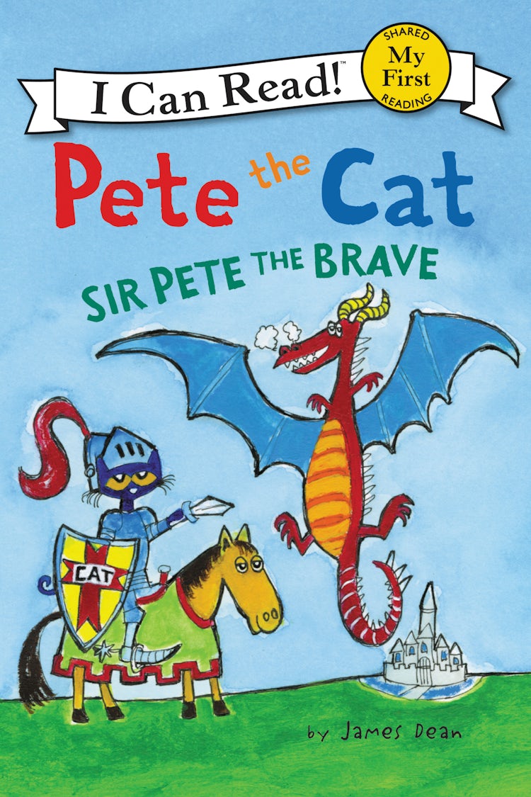 Cover image for Pete the Cat: Sir Pete the Brave, isbn: 9780062404237