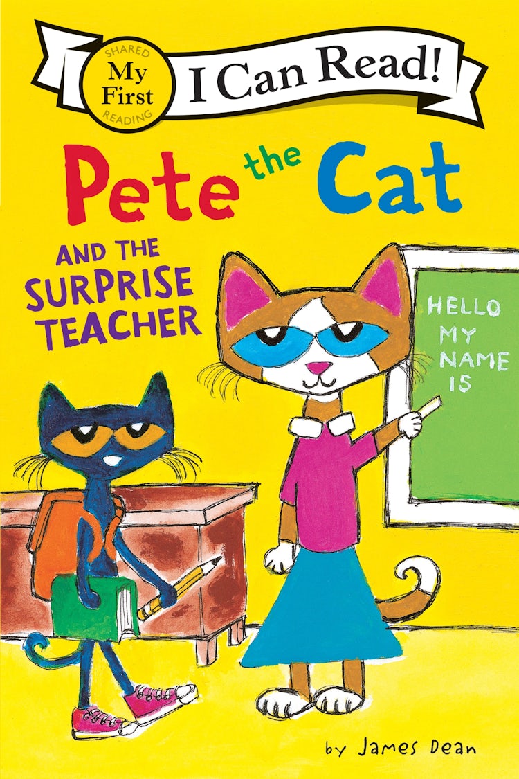Cover image for Pete The Cat And The Surprise Teacher, isbn: 9780062404282