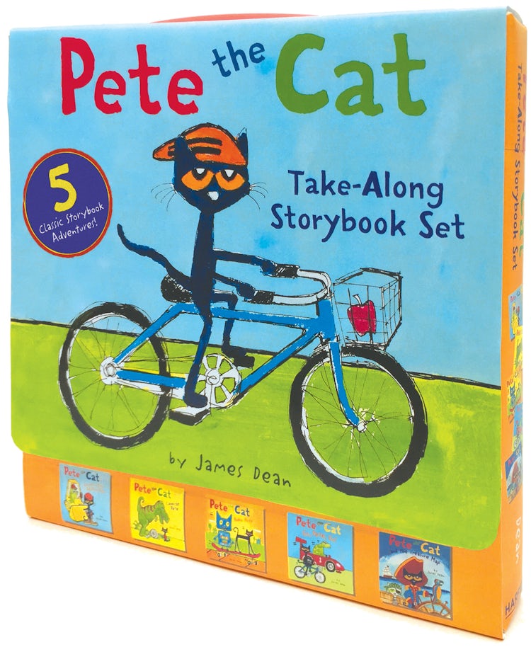 Cover image for Pete the Cat Take-Along Storybook Set: 5-Book 8x8 Set, isbn: 9780062404473