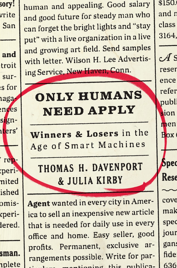 Cover image for Only Humans Need Apply, isbn: 9780062438607