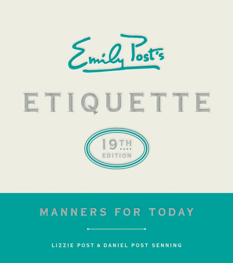 Cover image for Emily Post's Etiquette, 19th Edition, isbn: 9780062439260