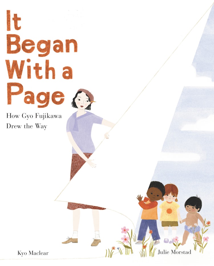 Cover image for It Began with a Page: How Gyo Fujikawa Drew the Way, isbn: 9780062447623