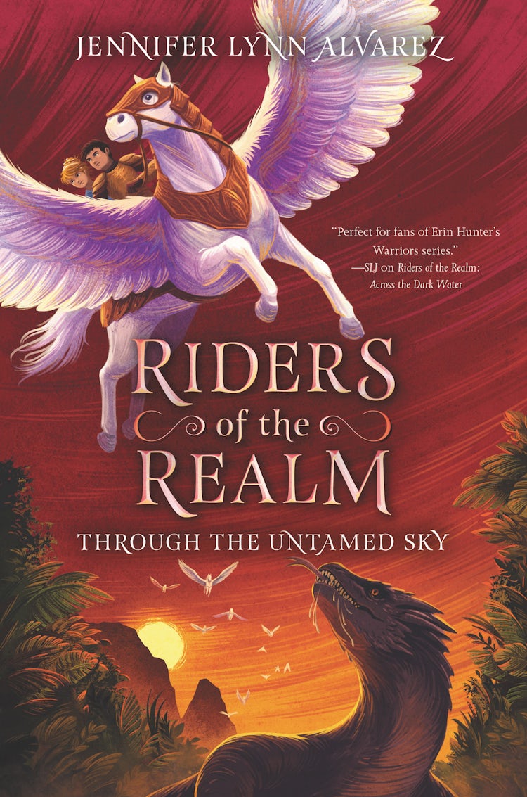Cover image for Riders of the Realm #2: Through the Untamed Sky, isbn: 9780062494368