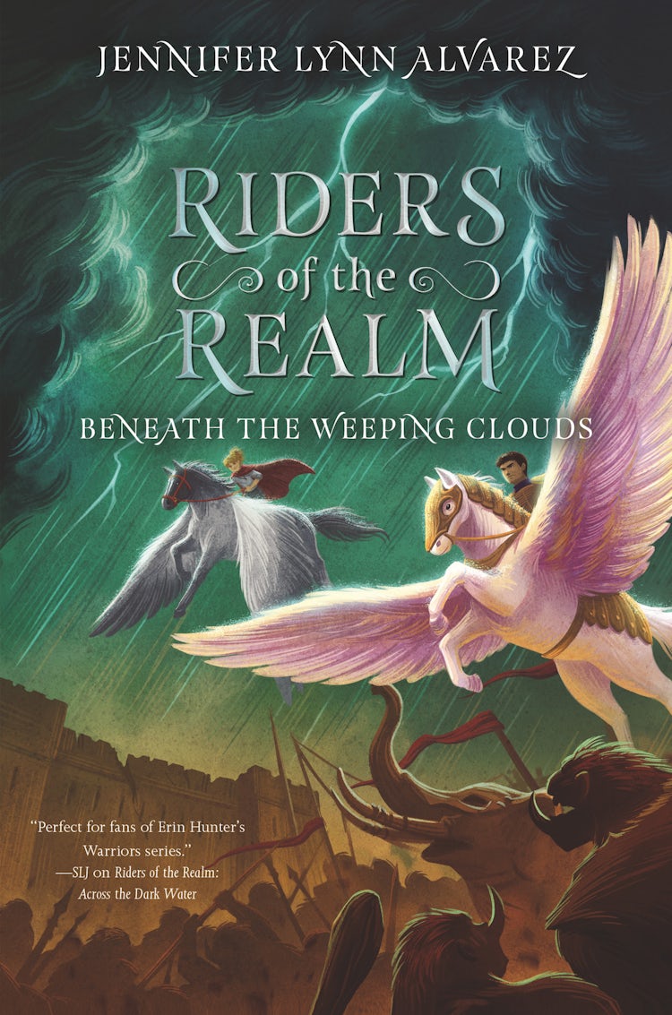 Cover image for Riders of the Realm #3: Beneath the Weeping Clouds, isbn: 9780062494443