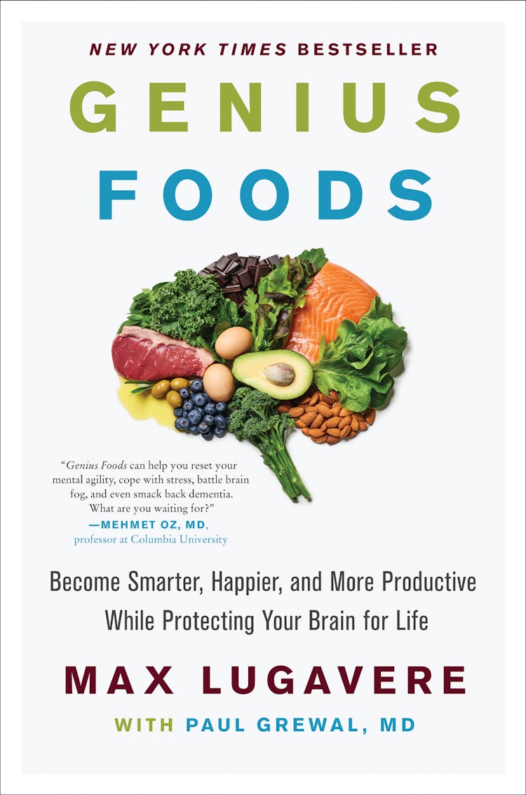 Cover image for Genius Foods: Become Smarter, Happier, And More Productive, While Protecting Your Brain Health For Life, isbn: 9780062562852