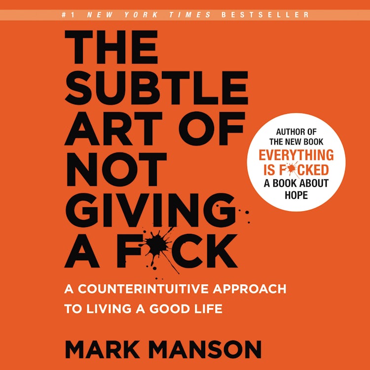 Cover image for The Subtle Art of Not Giving a F*ck, isbn: 9780062562982