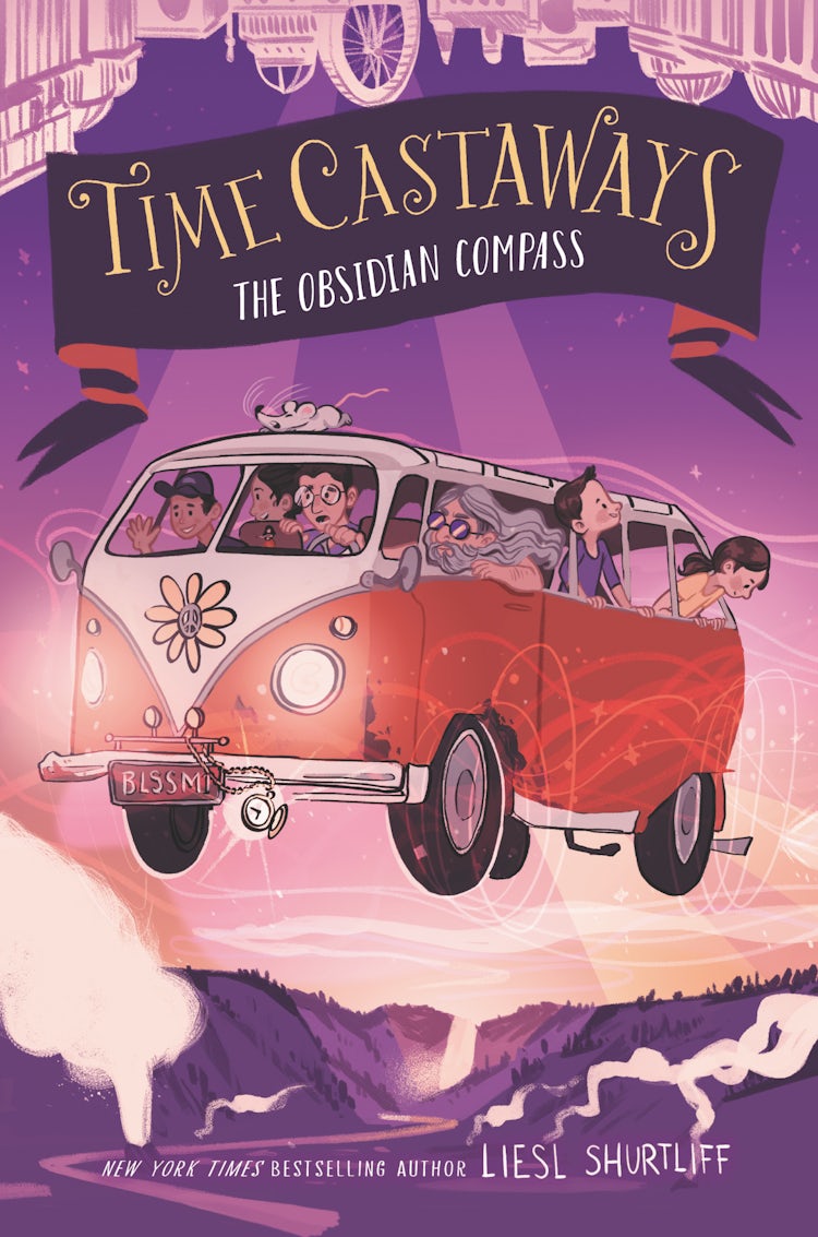 Cover image for Time Castaways #2: The Obsidian Compass, isbn: 9780062568199