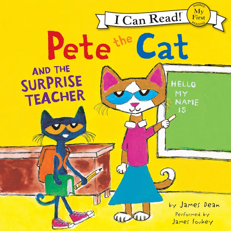 Cover image for Pete the Cat and the Surprise Teacher, isbn: 9780062682369
