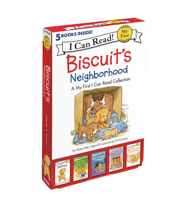 Cover image for Biscuit's Neighborhood: 5 Fun-Filled Stories In 1 Box!, isbn: 9780062688262