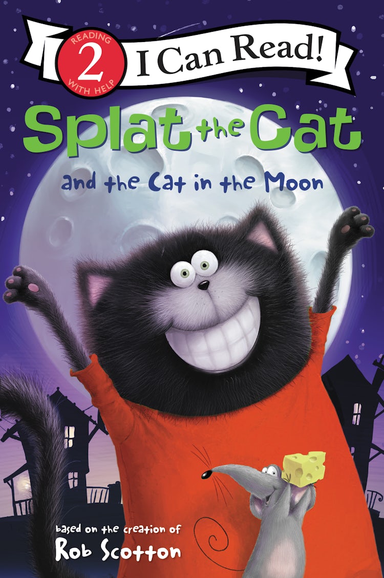 Cover image for Splat the Cat and the Cat in the Moon, isbn: 9780062697134