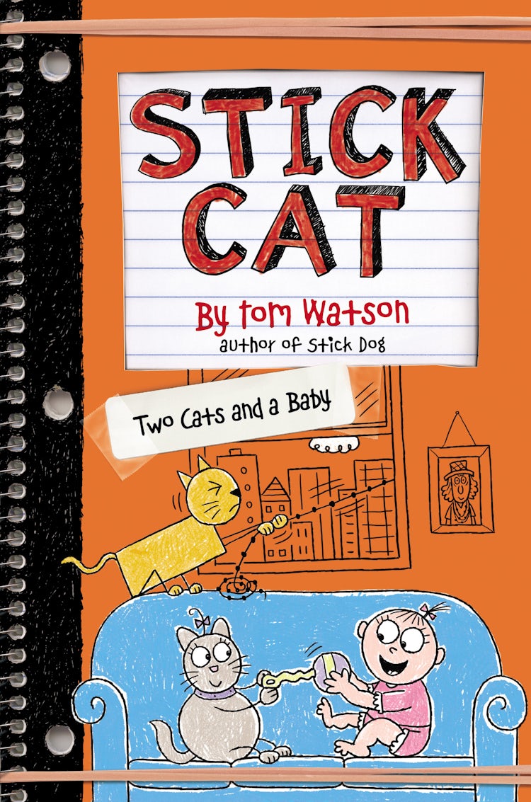 Cover image for Stick Cat: Two Cats and a Baby, isbn: 9780062741196