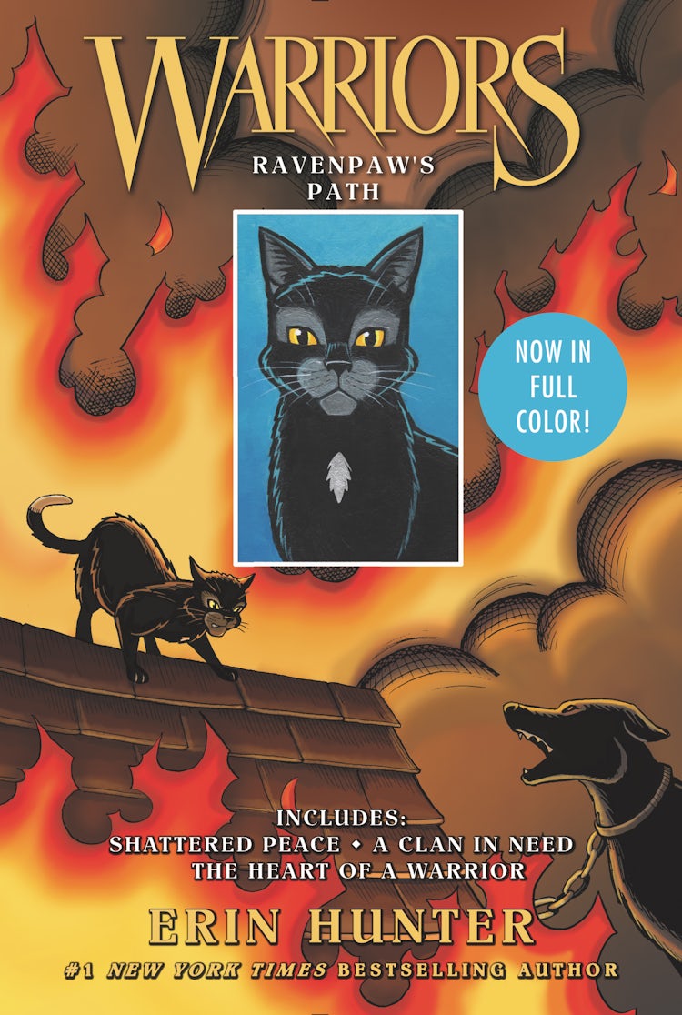 Cover image for Warriors Manga: Ravenpaw's Path: Shattered Peace, A Clan in Need, The Heart of a Warrior, isbn: 9780062748249