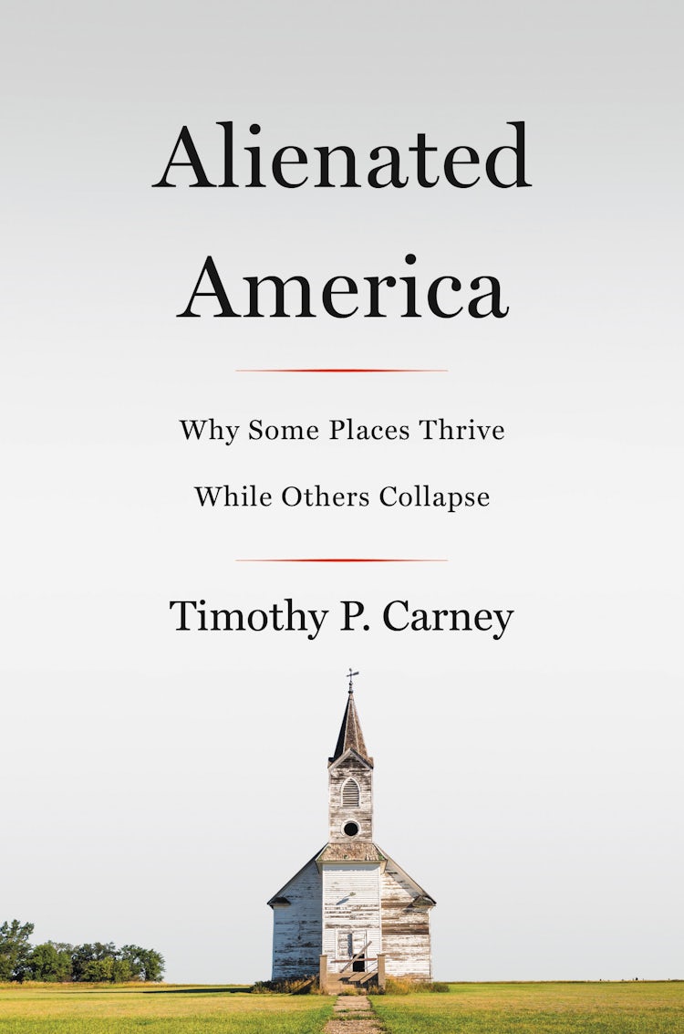 Cover image for Alienated America, isbn: 9780062797148