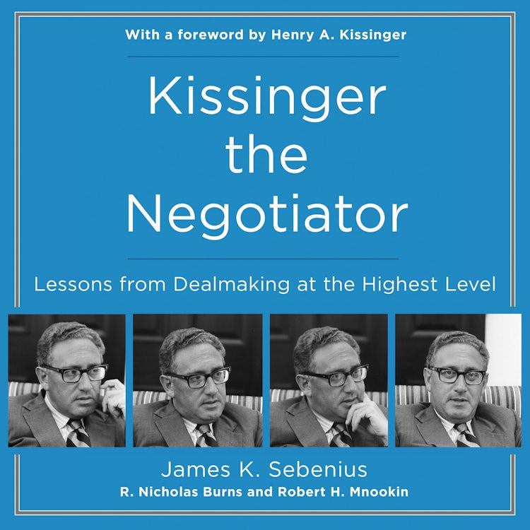 Cover image for Kissinger the Negotiator, isbn: 9780062798497