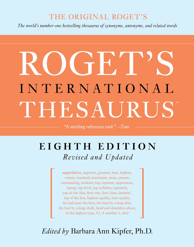 Cover image for Roget's International Thesaurus, 8th Edition [Thumb Indexed], isbn: 9780062843722