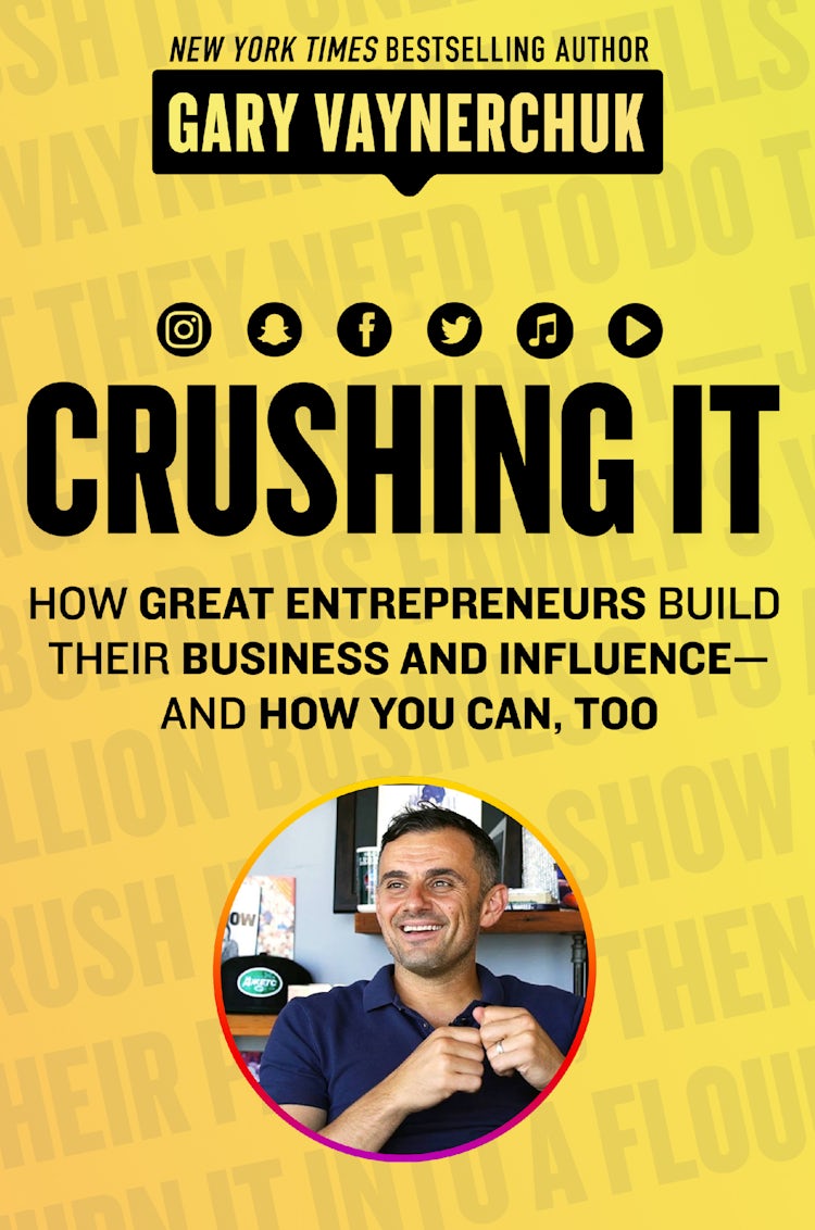 Cover image for Crushing It!: How Great Entrepreneurs Build Business and Influence - and How You Can, Too, isbn: 9780062845023