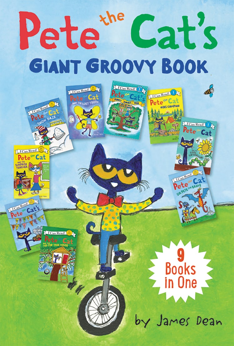Cover image for Pete the Cat's Giant Groovy Book: 9 I Can Reads in 1 Book, isbn: 9780062868305