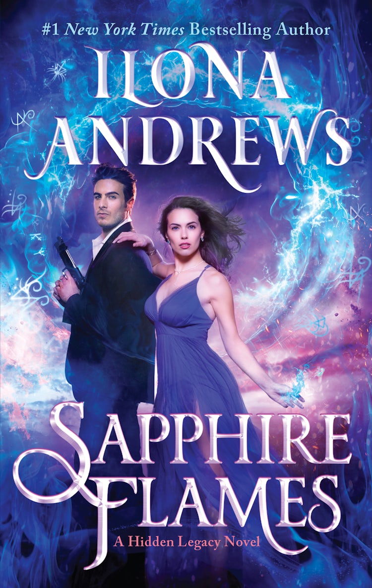 Cover image for Sapphire Flames, isbn: 9780062878335