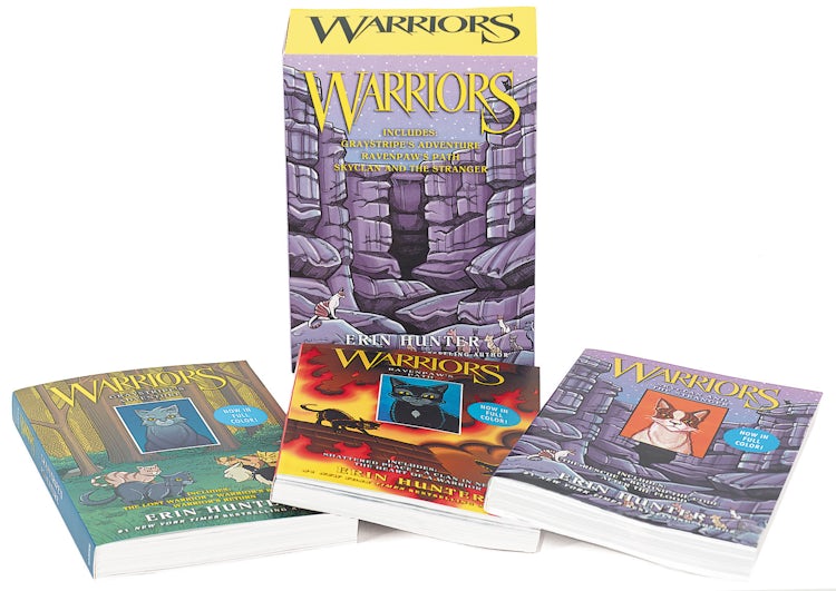 Cover image for Warriors Manga 3-Book Full-Color Box Set: Graystripe's Adventure; Ravenpaw's Path, SkyClan and the Stranger, isbn: 9780062882073
