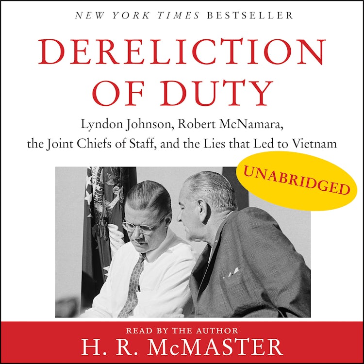 Cover image for Dereliction of Duty, isbn: 9780062884527