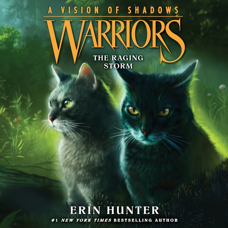 Cover image for Warriors: A Vision of Shadows #6: The Raging Storm, isbn: 9780062907882
