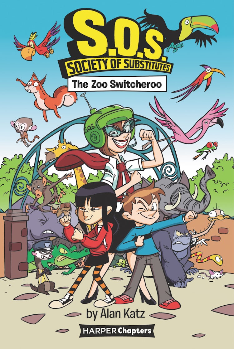 Cover image for S.O.S.: Society of Substitutes #2: The Zoo Switcheroo, isbn: 9780062909367