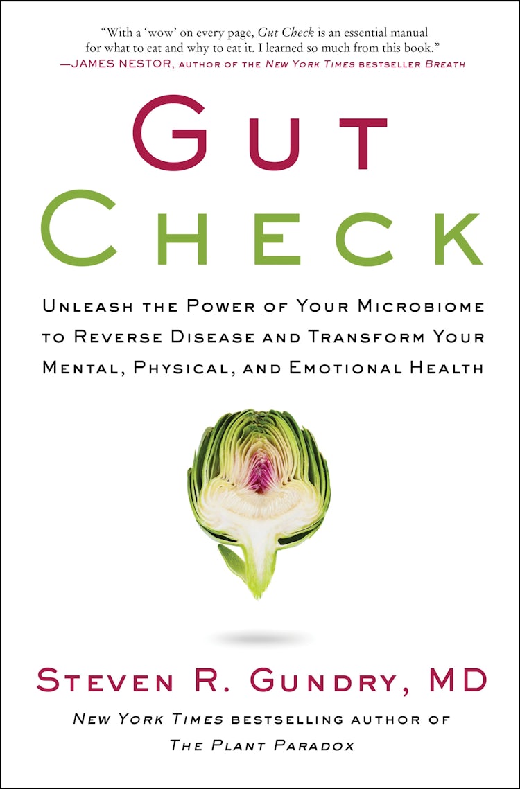 Cover image for Gut Check: Unleash the Power of Your Microbiome to Reverse Disease and Transform Your Mental, Physical, and Emotional Health, isbn: 9780062911773