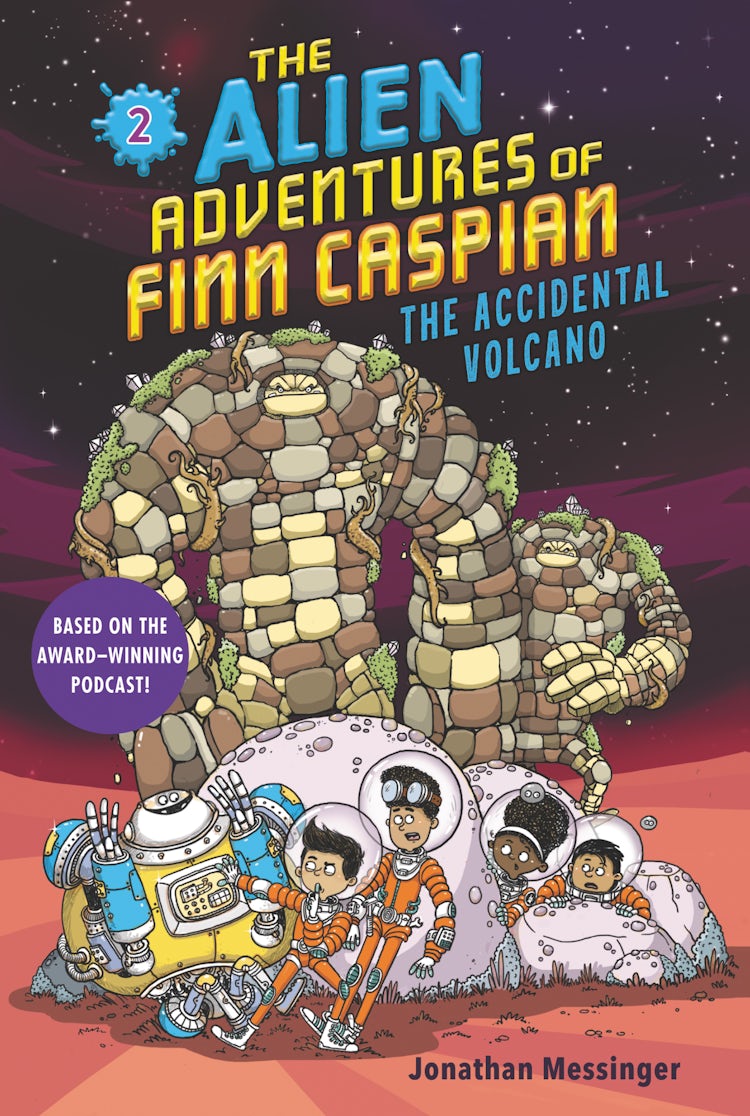 Cover image for The Alien Adventures of Finn Caspian #2: The Accidental Volcano, isbn: 9780062932198