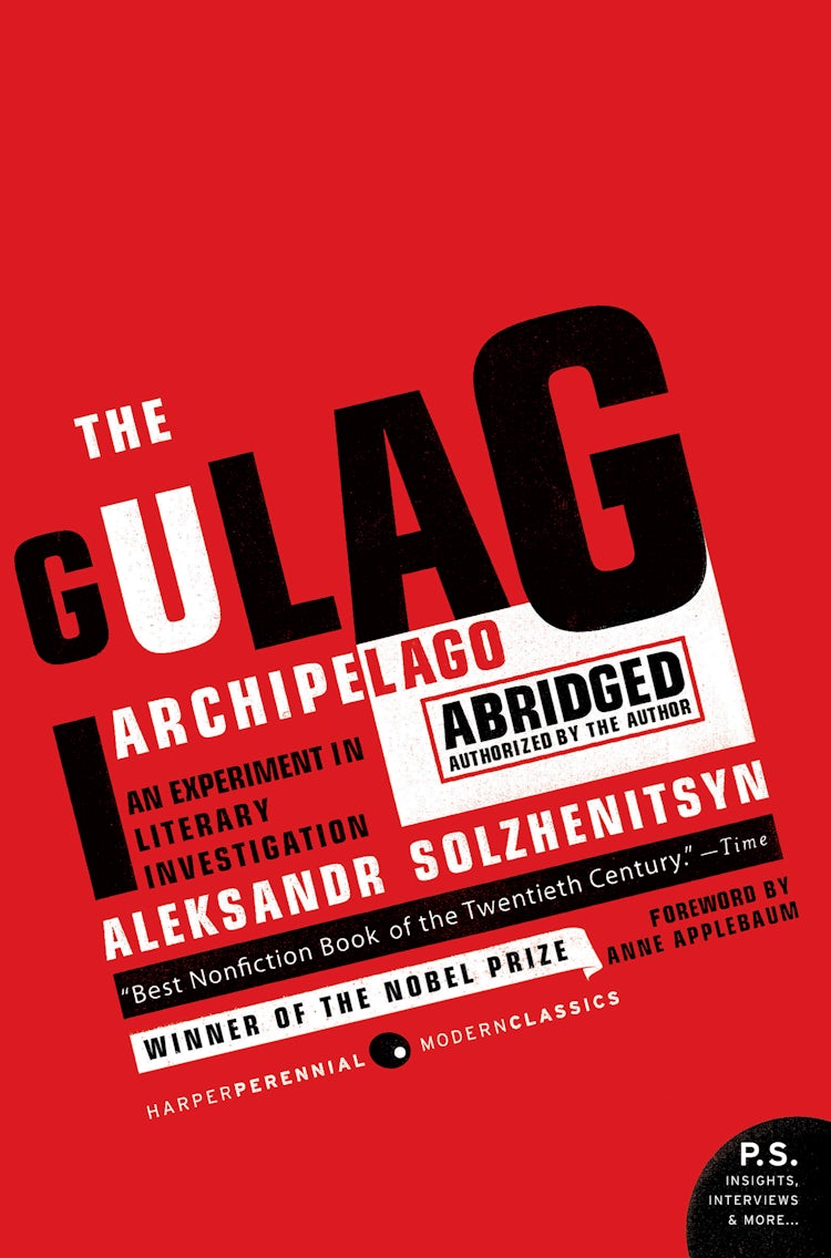 Cover image for The Gulag Archipelago, isbn: 9780062941602