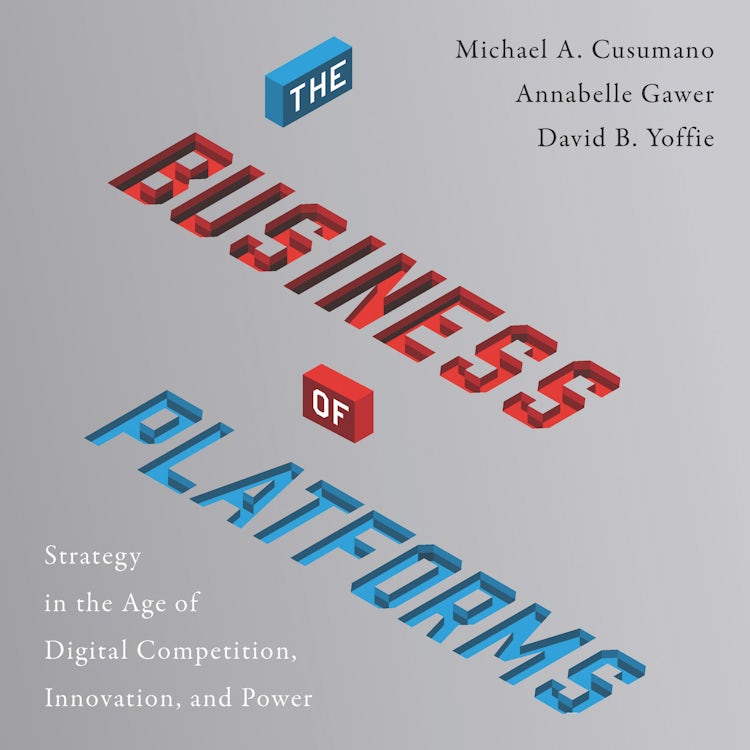 Cover image for The Business of Platforms, isbn: 9780062944757