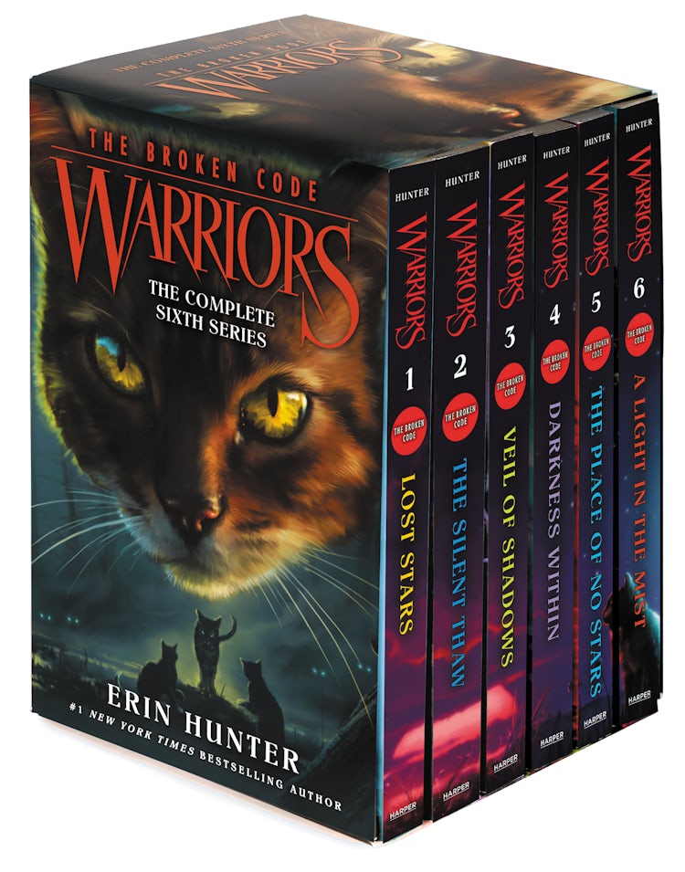 Cover image for Warriors: The Broken Code 6-book Box Set, isbn: 9780062945822