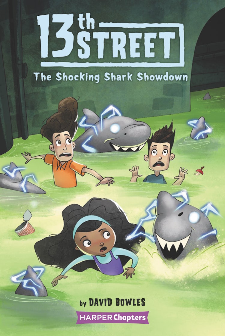 Cover image for 13th Street #4: The Shocking Shark Showdown, isbn: 9780062947901
