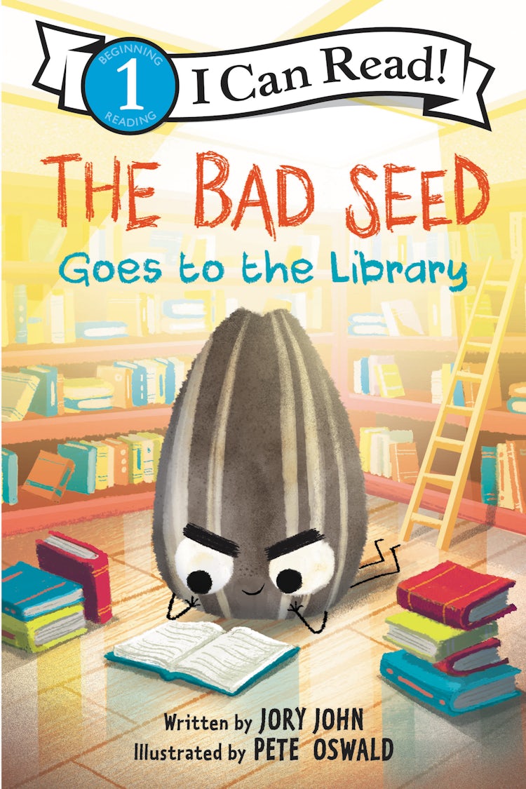 Cover image for The Bad Seed Goes to the Library, isbn: 9780062954572
