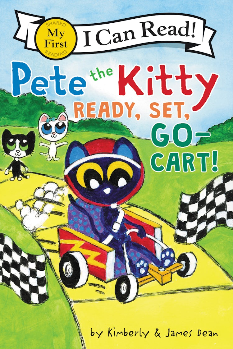 Cover image for Pete the Kitty: Ready, Set, Go-Cart!, isbn: 9780062974068