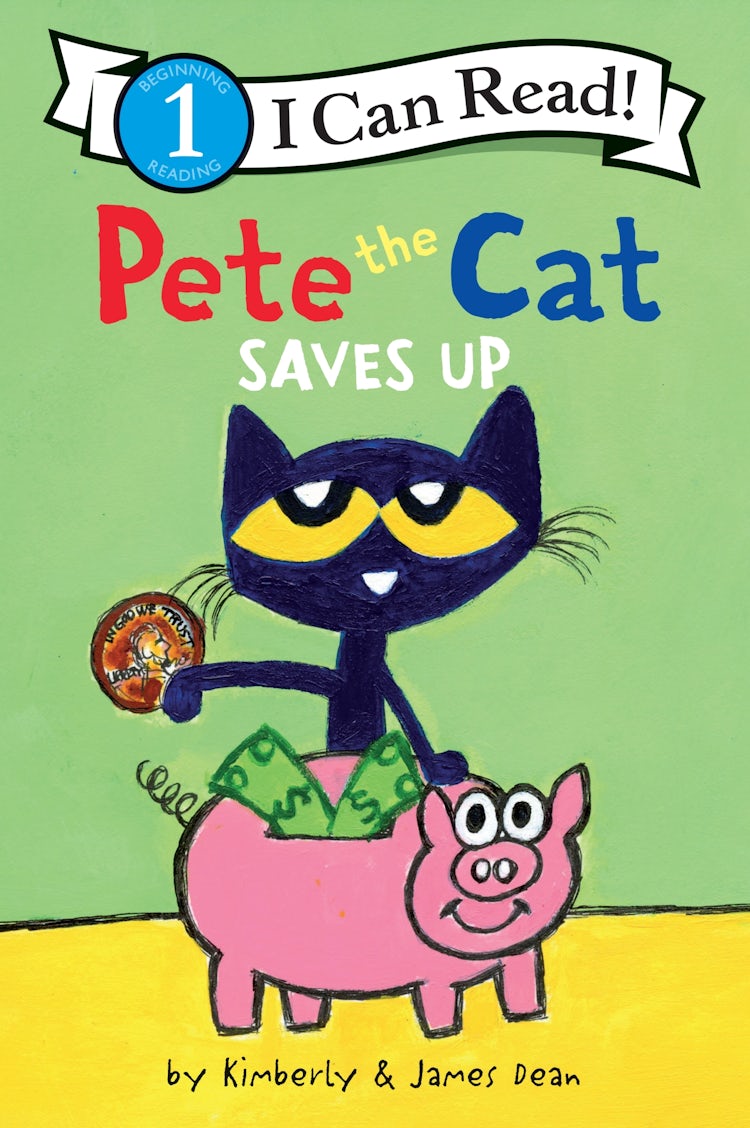 Cover image for Pete the Cat Saves Up, isbn: 9780062974365