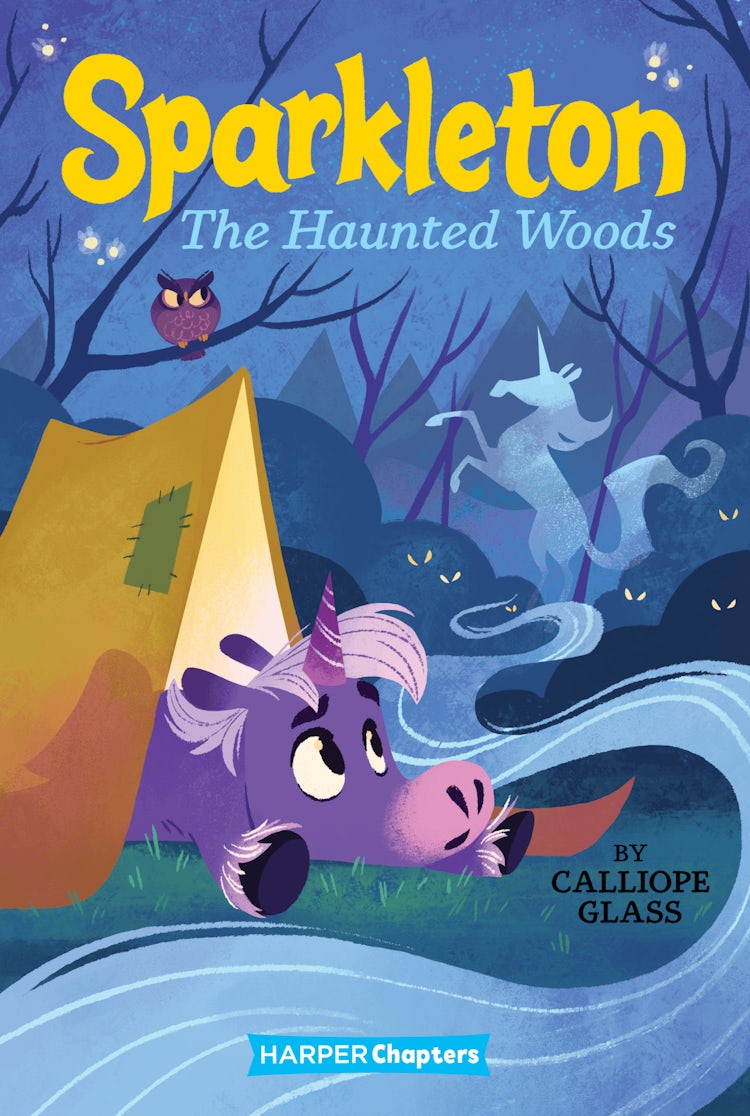 Cover image for Sparkleton #5: The Haunted Woods, isbn: 9780063004573