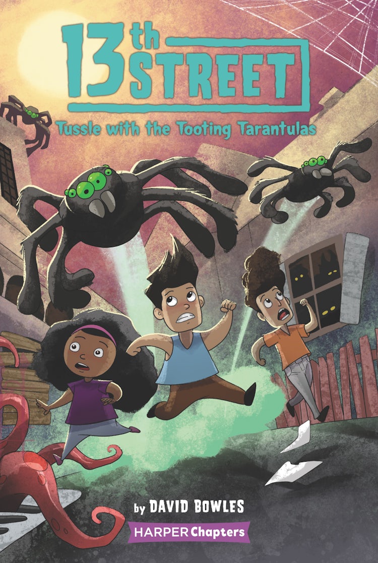 Cover image for 13th Street #5: Tussle with the Tooting Tarantulas, isbn: 9780063009608