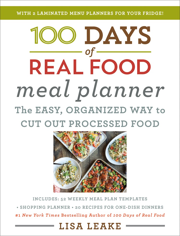 Cover image for 100 Days of Real Food Meal Planner, isbn: 9780063012417