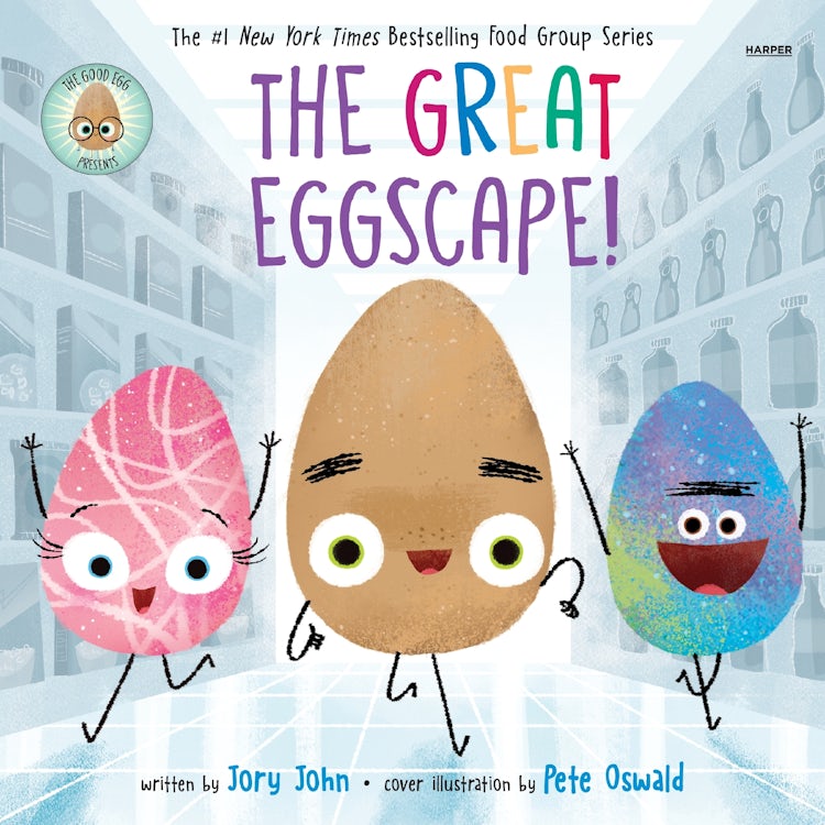 Cover image for The Good Egg Presents: The Great Eggscape!, isbn: 9780063018020