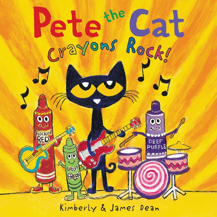Cover image for Pete the Cat: Crayons Rock!, isbn: 9780063018105