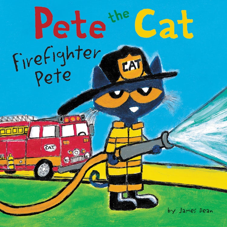 Cover image for Pete the Cat: Firefighter Pete, isbn: 9780063021273