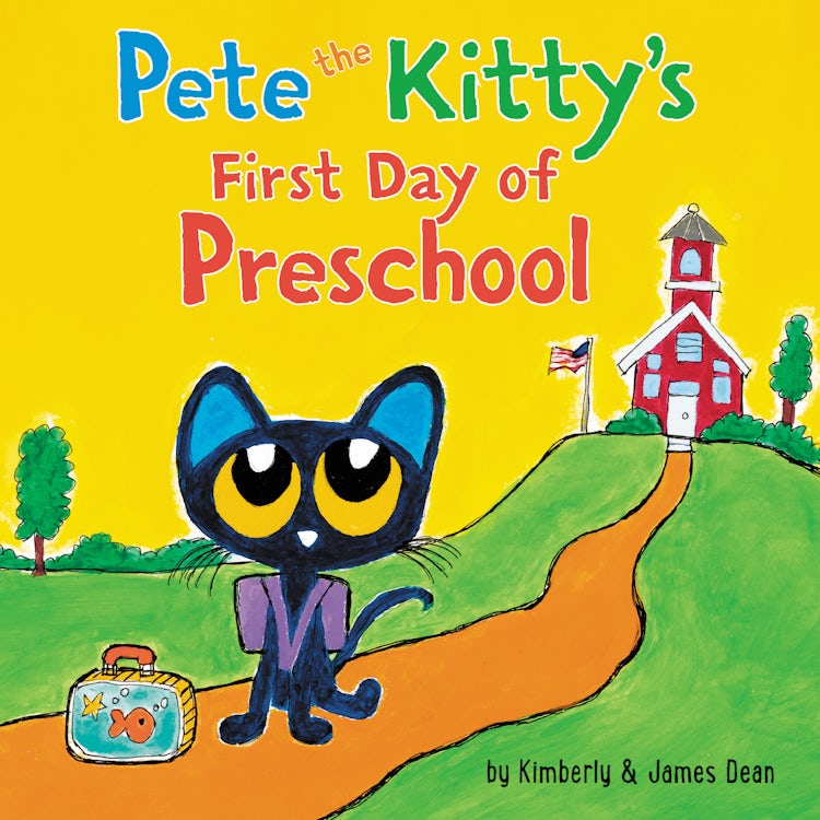 Cover image for Pete the Kitty's First Day of Preschool, isbn: 9780063022515