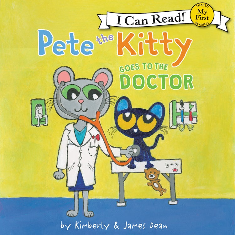Cover image for Pete the Kitty Goes to the Doctor, isbn: 9780063022522